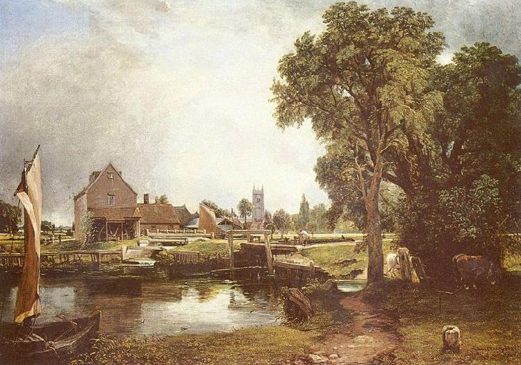 John Constable Schleuse und Muhle in Dedham Norge oil painting art